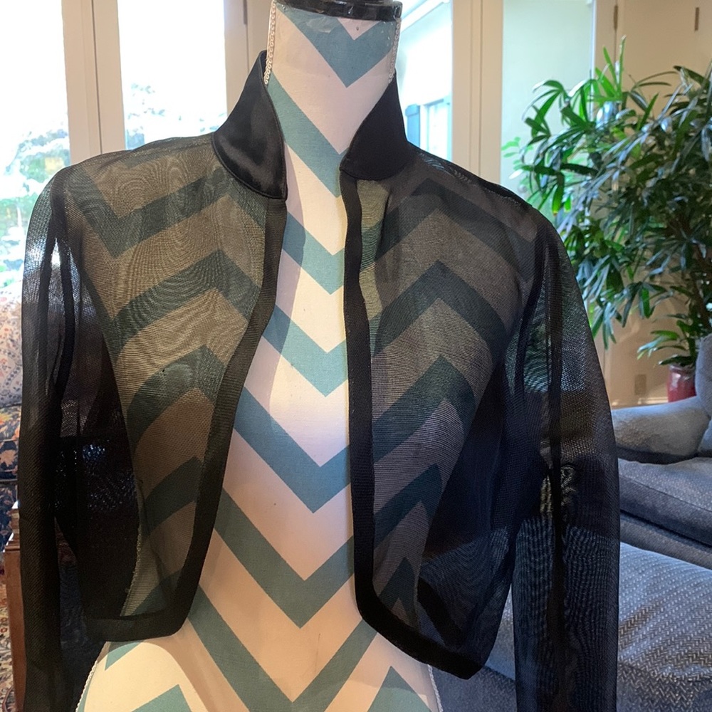 Women’s Sheer Black Top